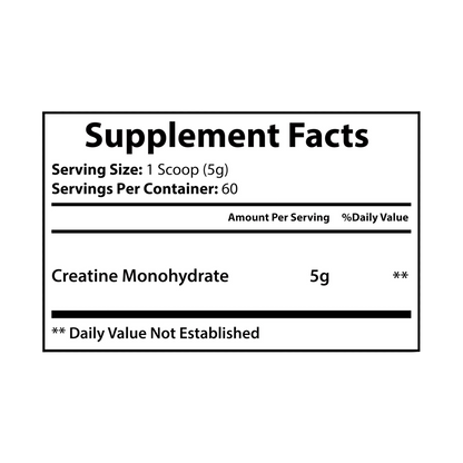 Vanguard Power Core Creatine Monohydrate (10.58oz)